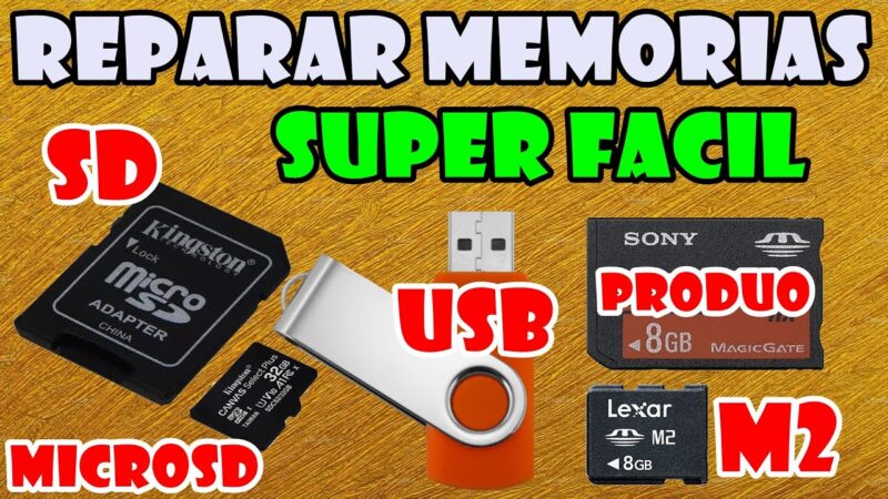 Como Reparar Memorias USB y Micro SD que (No Aparecen / Corruptas / RAW / Error de Formato) Fácil